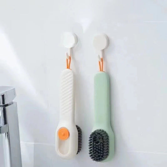 Liquid-Added Shoe Brush, Multifunctional Shoe Cleaning Brush Household