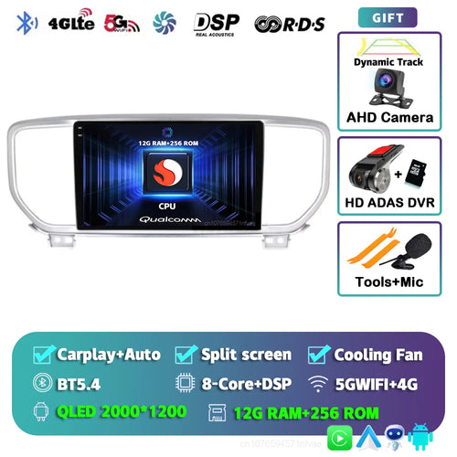 Android 14 Car Multimedia Radio For KIA Sportage 4 2016 2017 2018 2019