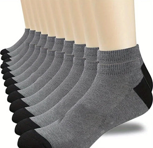 5 Pairs Of Men's Socks, Autumn And Winter Vintage Fun Fashion Athletic