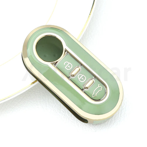 3 Buttons TPU Car Key Cover Case Remote Auto Folding Flip Key Case for