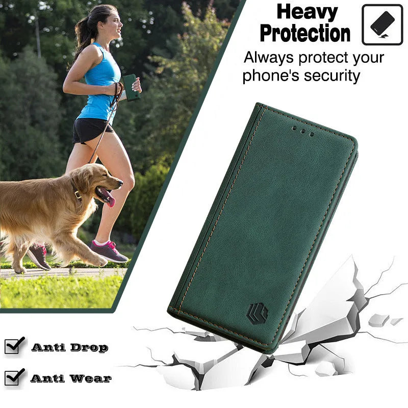 14C Leather Flip Case For Xiaomi Redmi 14C Phone Case Etui Redmi 14C