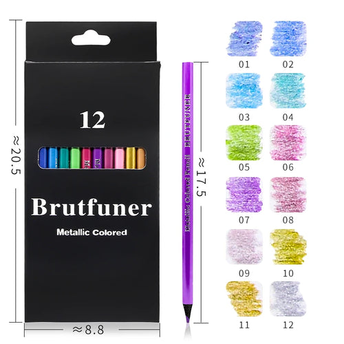 Brutfuner 48/72/120/150/160/180Colors Pencils Professional Oil Wood