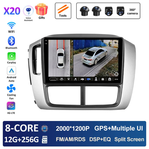 Android Smart System for Honda Pilot 1 2005 2006 - 2008 Navigation GPS