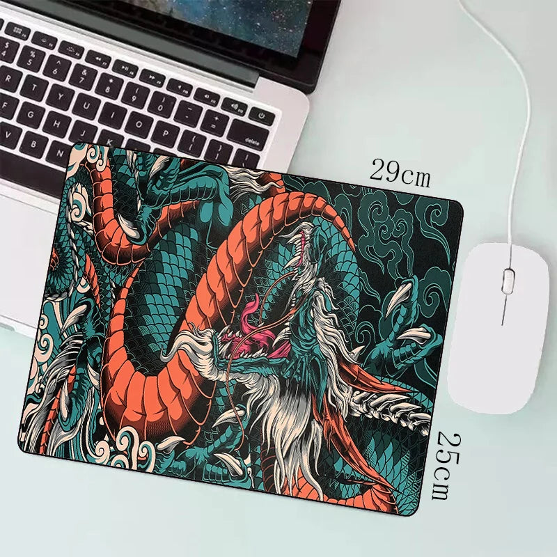 Japanese Dragon Large Gaming Mousepad XXL Keyboard Gamer Mouse Pad on