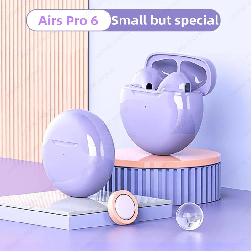 Original Air Pro 6 TWS Wireless Bluetooth Earphones Mini Pods Earbuds