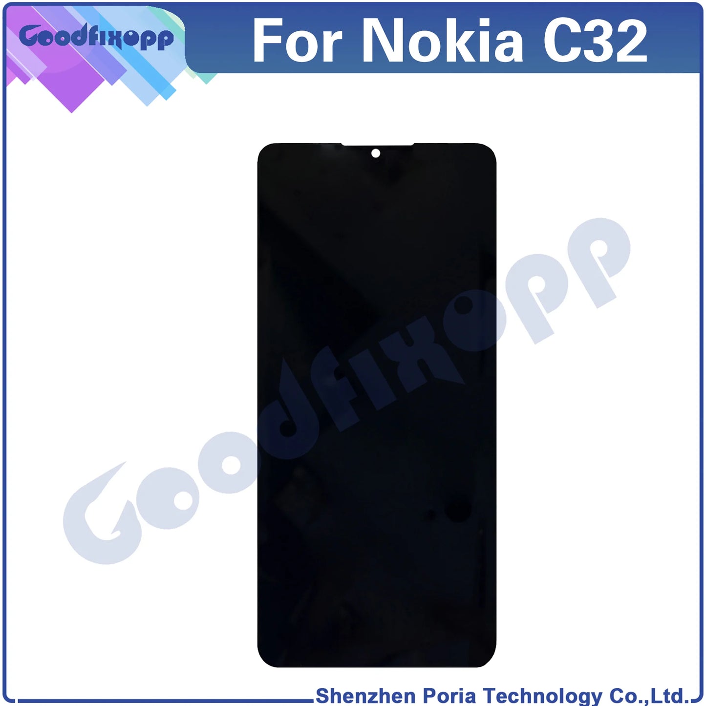 For Nokia C32 LCD Display Touch Screen Digitizer Assembly Repair Parts