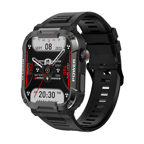 Military Smart Watch Men GPS Tracker Bluetooth Call Fitness Waterproof