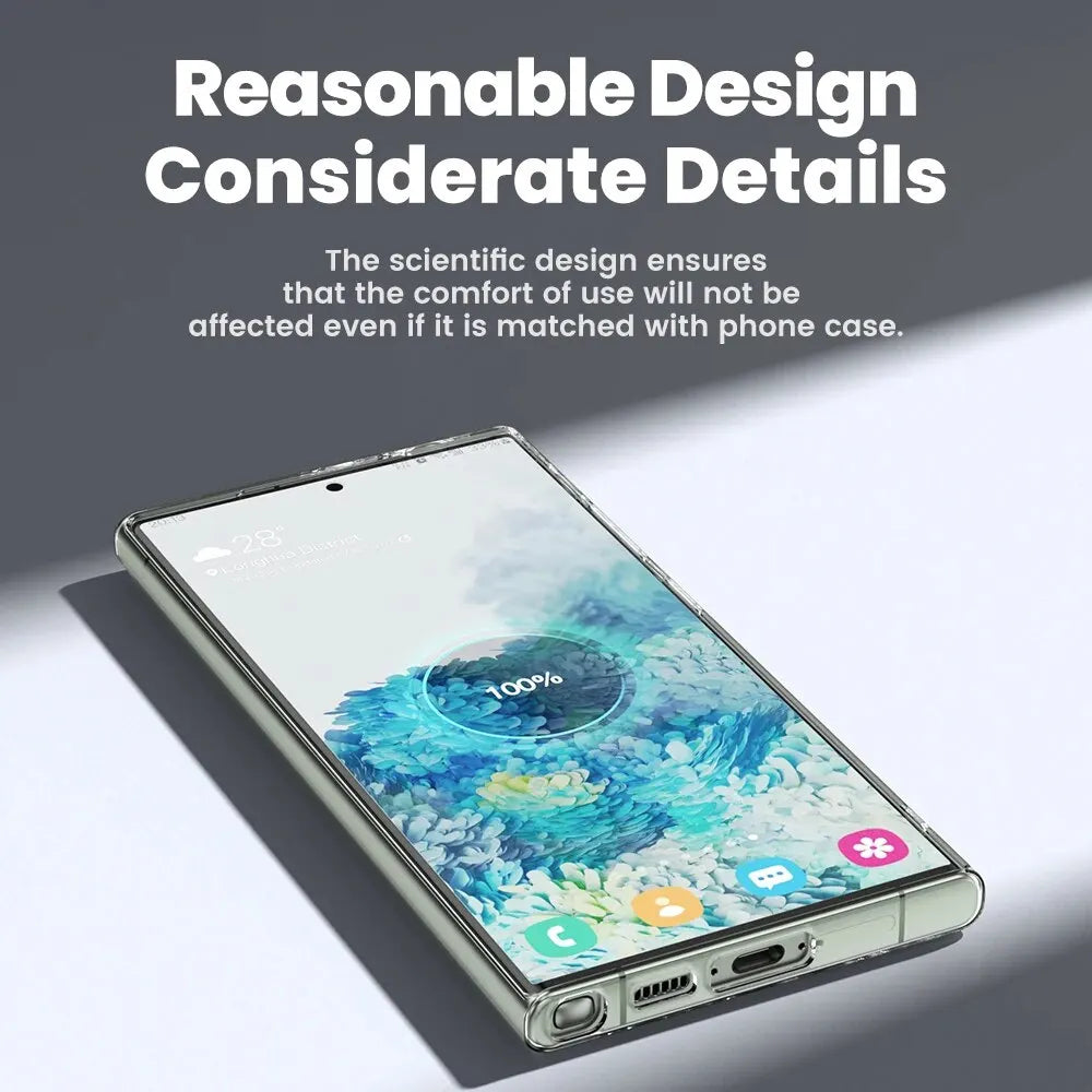 Toocki Phone Case for Samsung S24 S23 S22 S21 Plus Ultra Clear Case