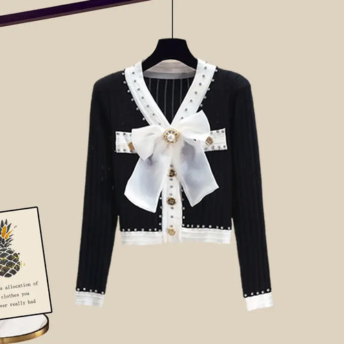 Spring and Autumn Season Set Women's New Korean Edition Design Feels