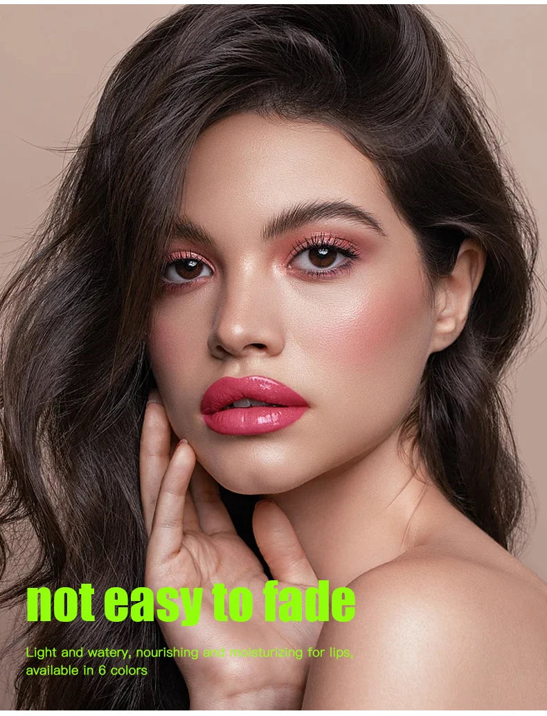 6-tone moisturizing lip gloss luminous oil lip gloss, moisturizing