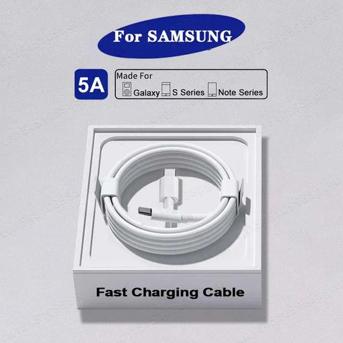 2PCS PD 45W USB C Cable For Samsung Galaxy S20 S21 S22 S23 Ultra Note