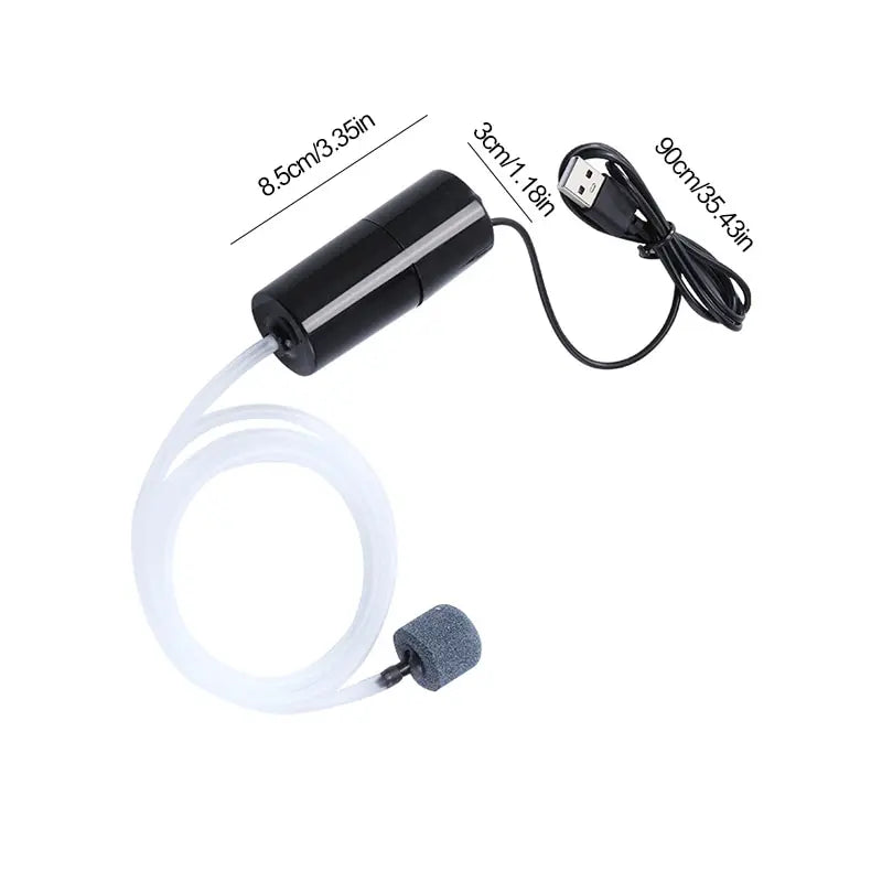 Silent Oxygenator Small Oxygen Pump Portable Mini USB Charging Fish