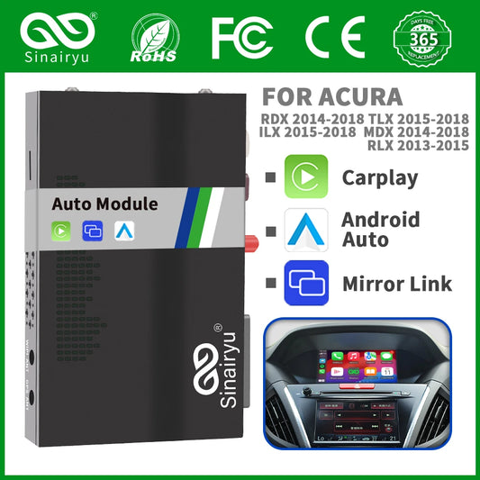 Car Ai Box Wireless Apple Carplay Android Auto For Acura YD3 MDX RDX