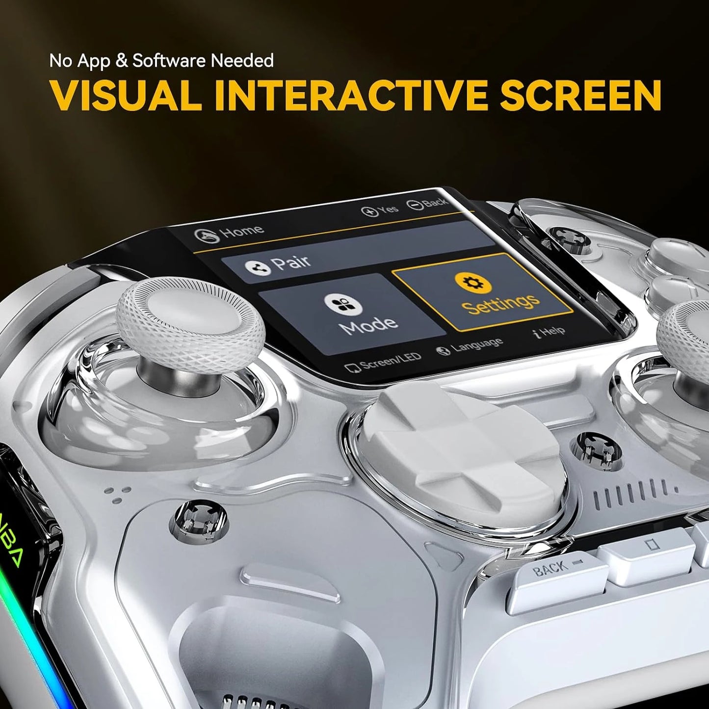 Screen Interactive Wireless Gaming Controller for