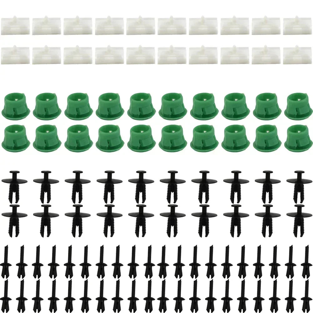 80 PCS For BMW E36 316i 318i Car Side Sill Skirt Clips Rocker Panel