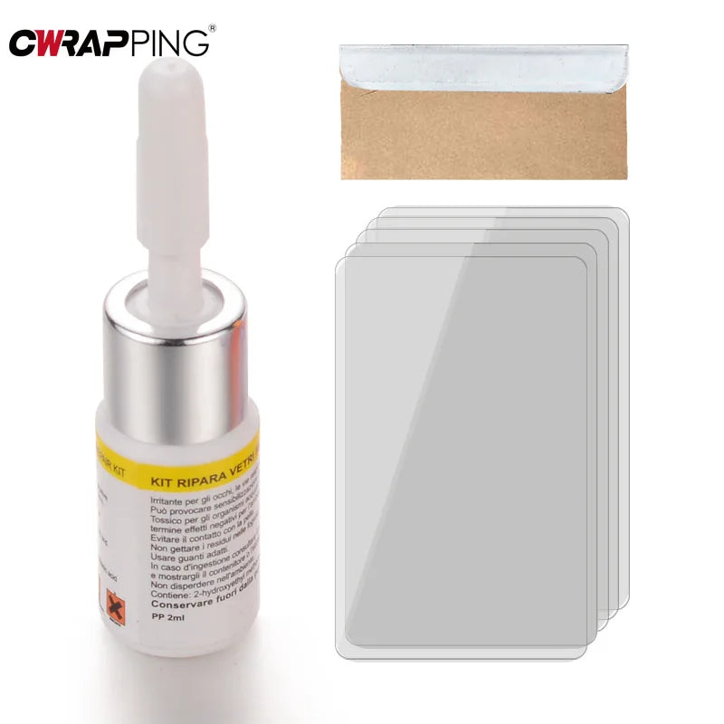 Car Windshield Repair Tools Glass Cracked Scratch Repair Fluid Agent