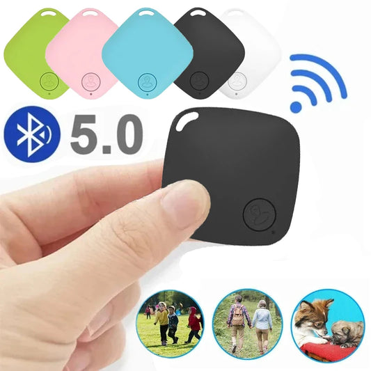 Mini GPS Tracker Bluetooth 5.0 Anti-Lost Device Square Cat Dog Pet