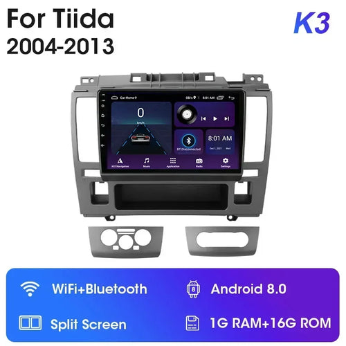 JMCQ 2 Din Car Radio Multimedia Video Player For Nissan Tiida C11