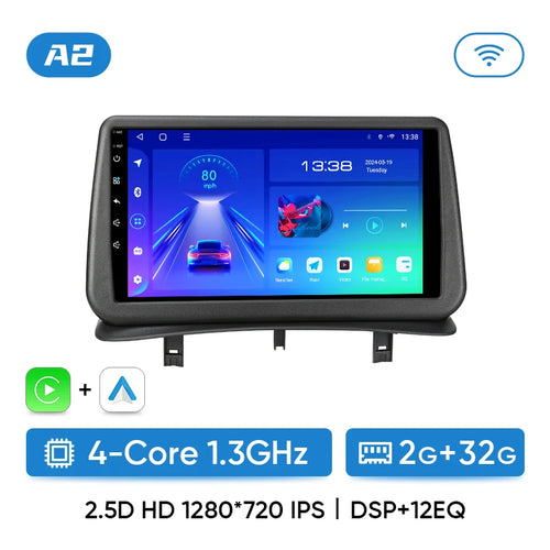 Ainavi Car Radio for Renault Clio 3 2005-2014 Wireless CarPlay Android