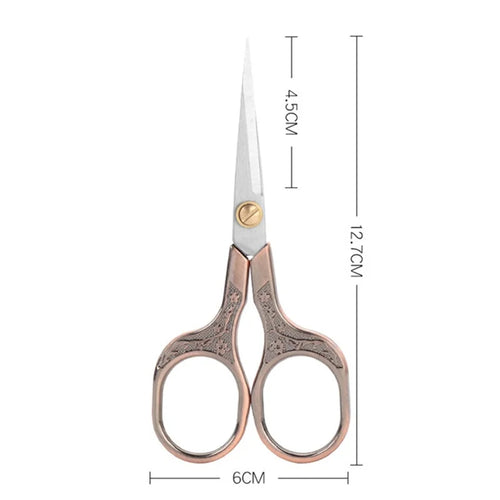 1PC Stainless Steel Vintage Scissors Sewing Fabric Cutter Embroidery