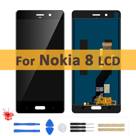 5.3" Original LCD Display For Nokia 8 2017 LCD Touch Screen Digitizer