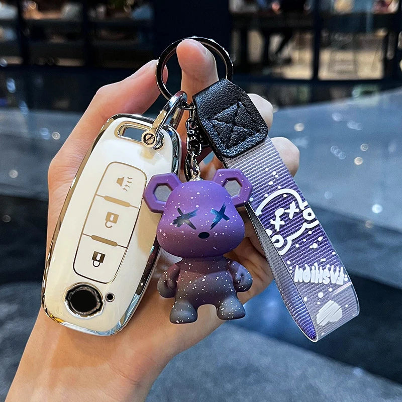 3 4 Buttons Remote Car Shell For Nissan X-trail T33 Qashqai J12 Teana