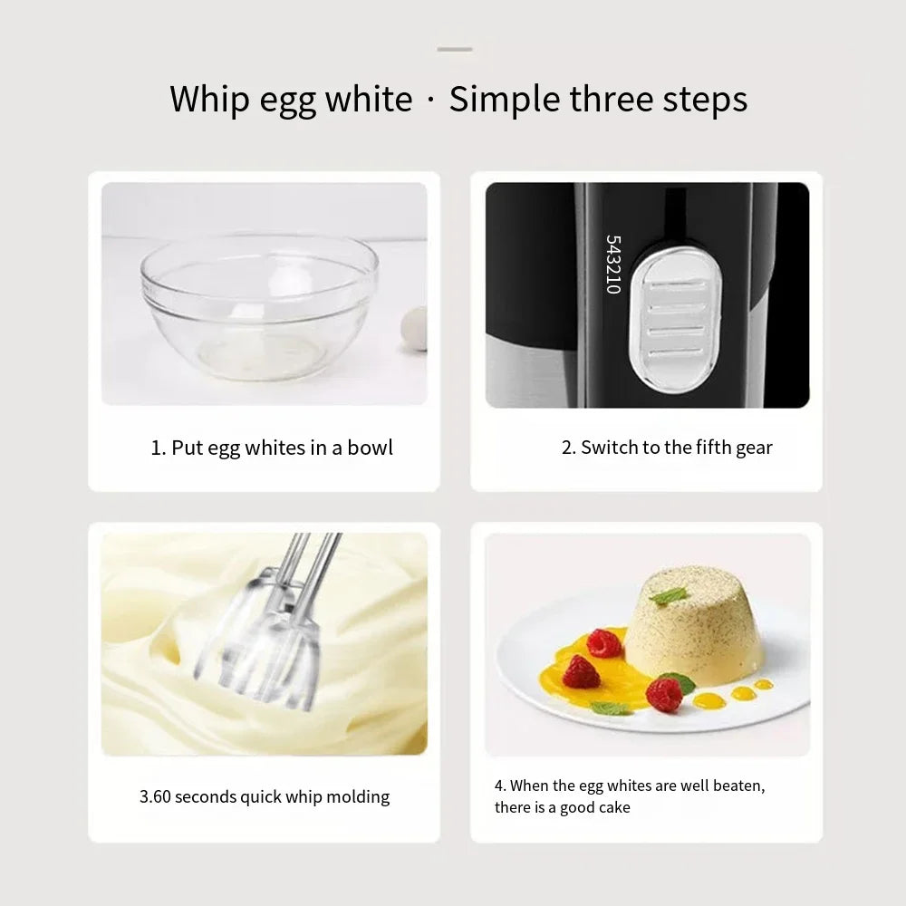 Electric Food Blender with Strong Horsepower Double Stick Blending Is