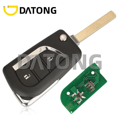 CHANKey VA2 Flip Remote Car Key Fob 433MHz H-8A For Toyota Aygo