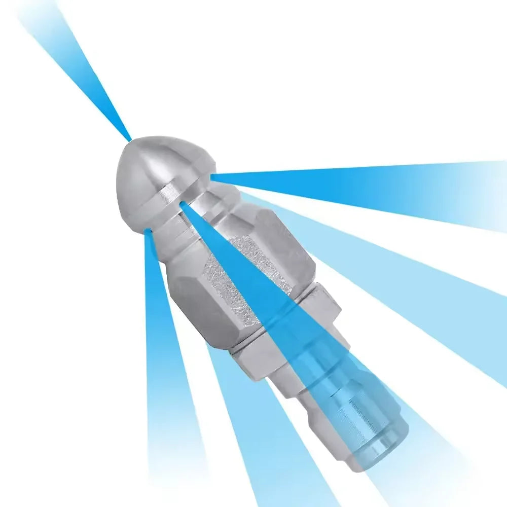 High Pressure Cleaning Equipment Parts Pipe Jet Hose Cleaning Nozzle