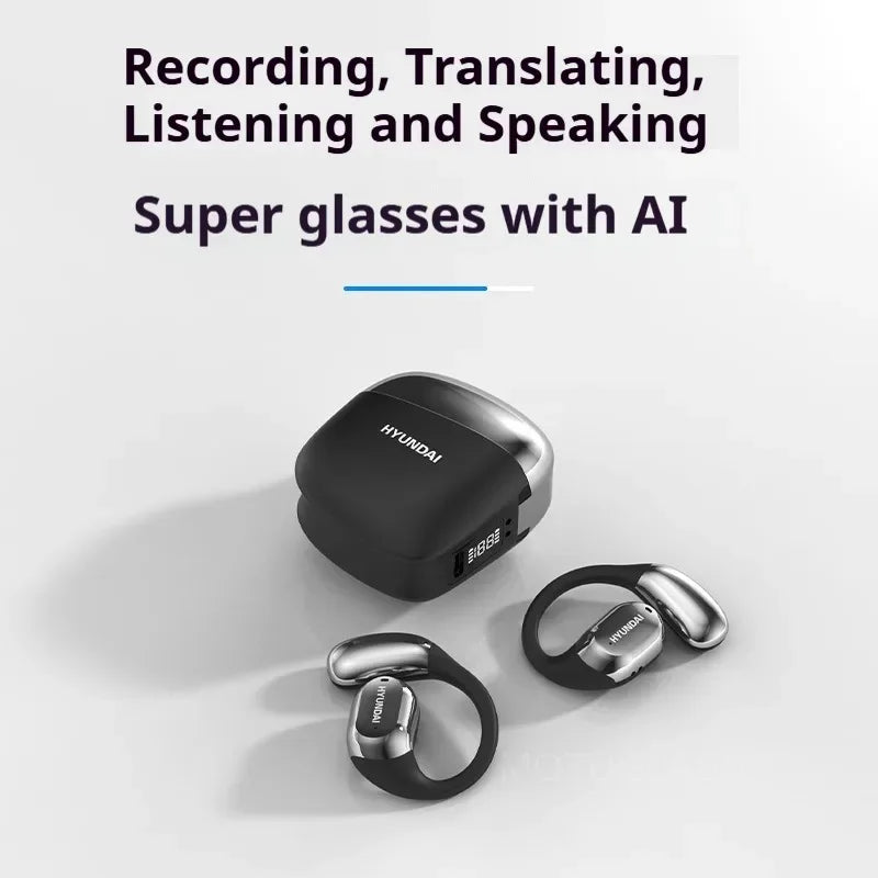 Y3 Pro Smart Earbuds Bluetooth AI Headphones for Real Time English