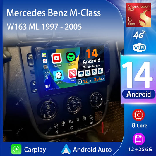 Android 14 Carplay Auto 2K Screen Car Radio Multimedia Player