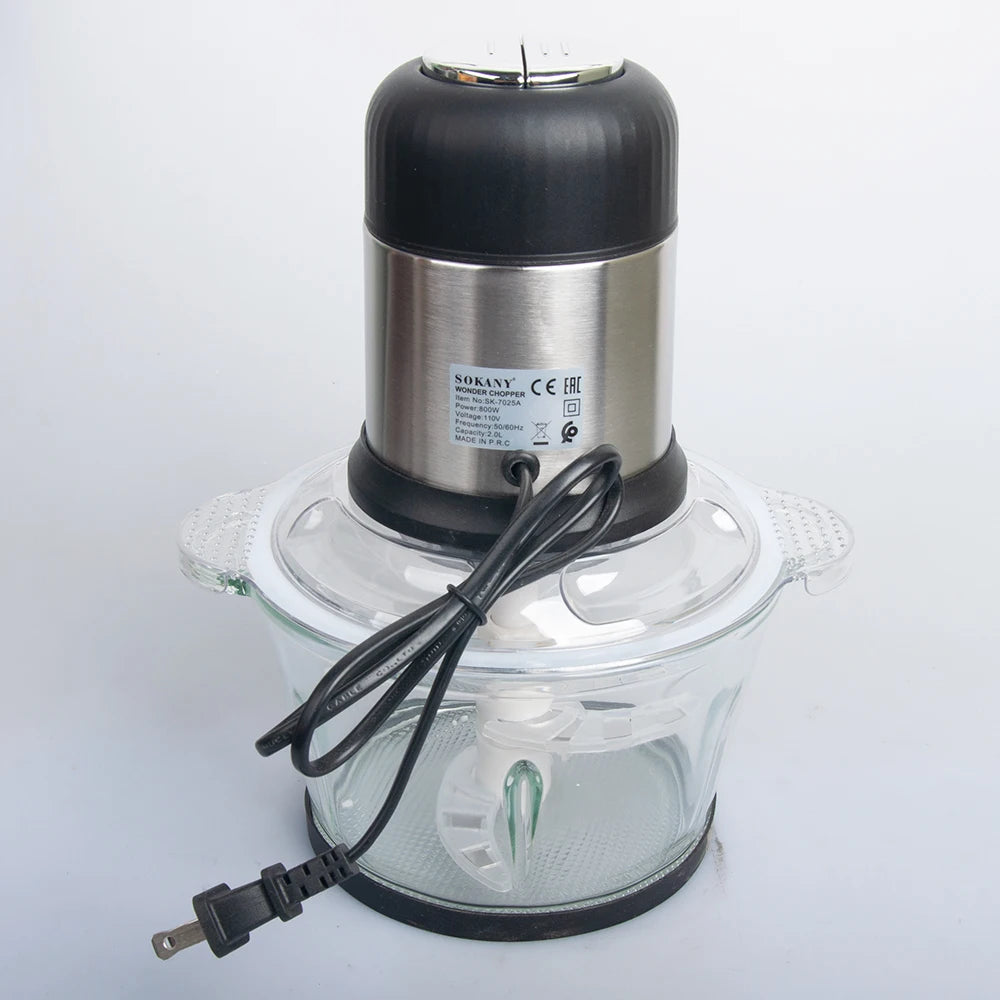 2L Electric Meat Grinder 220V Powerful Multifunctional Home Appliance