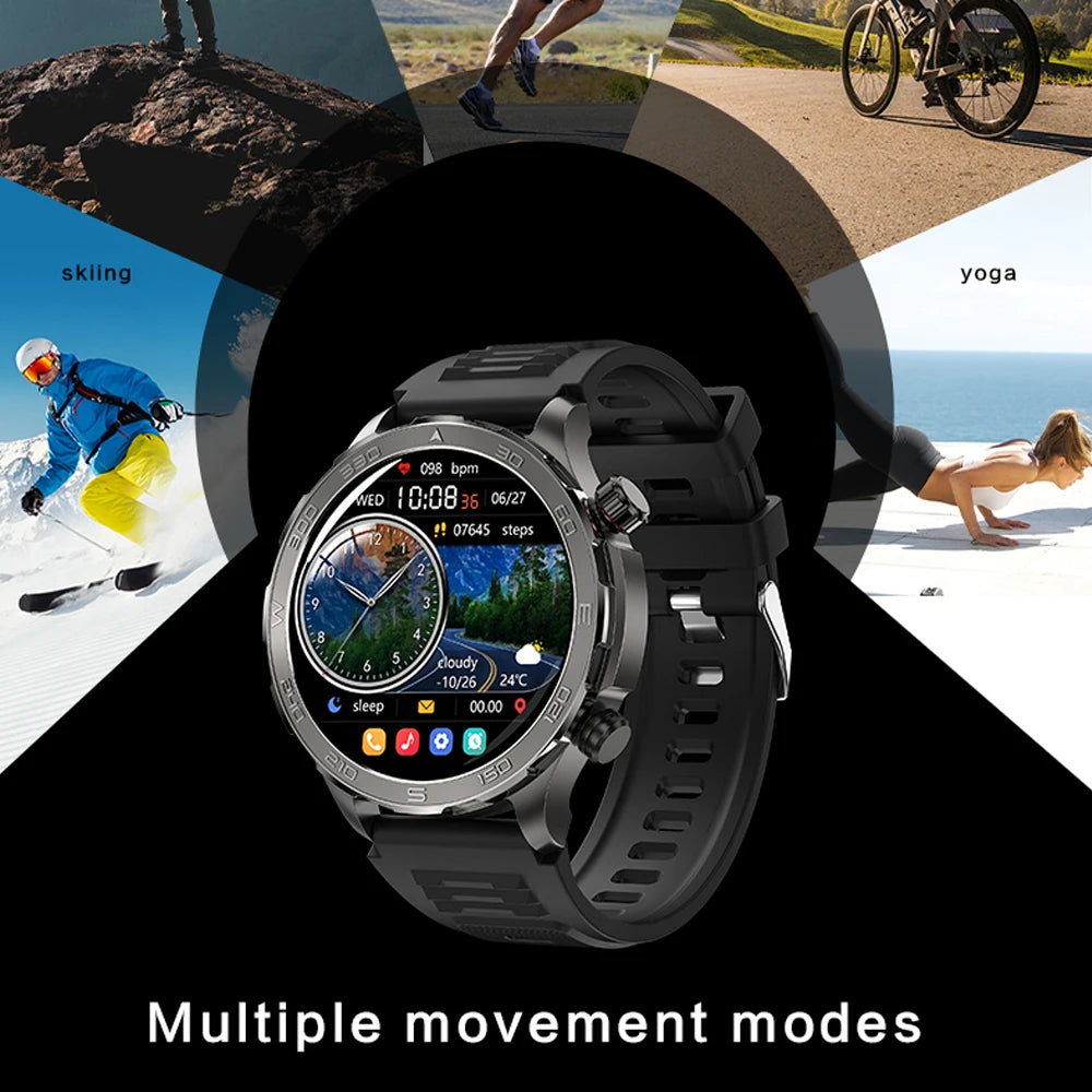 2024 New For Huawei Xiaomi GPS Sports Smartwatch Men NFC Compass