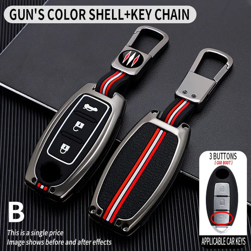 Key Fob Cover with Keychain Lanyard for Nissan Altima Sentra Maxima