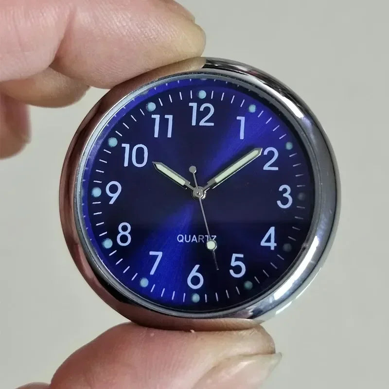 Luminous Car Clock Automobiles Internal Stick-On Watch Mechanics