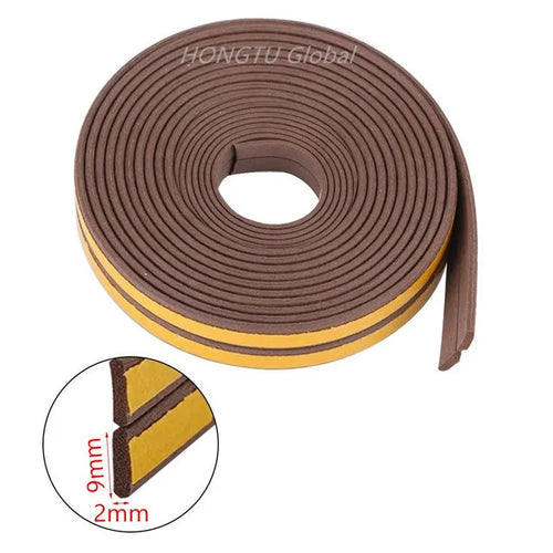 Rubber Foam Window Door Seal  Self Adhesive Windproof Tape Door Joint