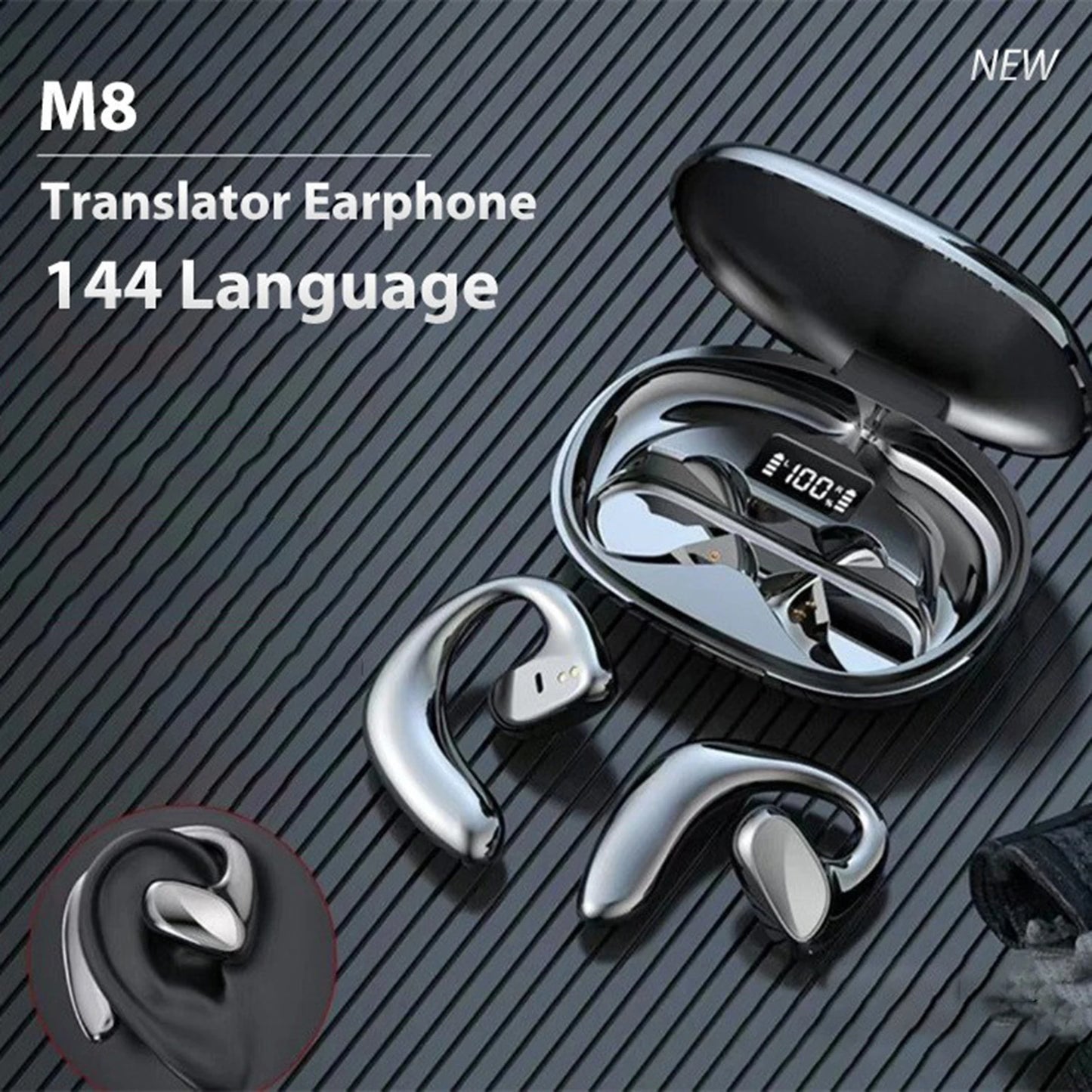 Language Translator Device with 144 Languages Waterproof Rechargeable