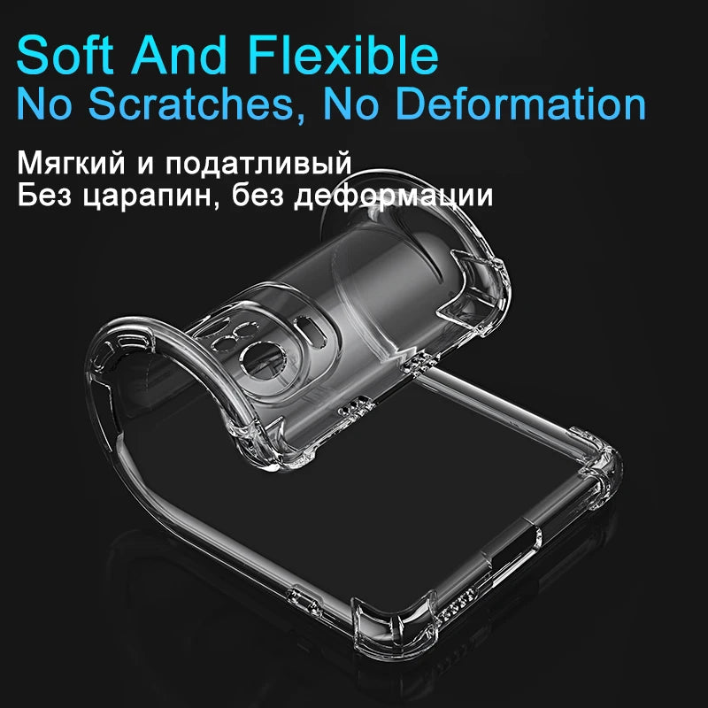 Airbag Shockproof Silicone Case For Xiaomi Redmi Note 10 10S 7 8 9 9S
