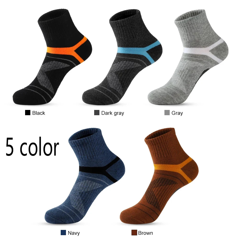 3 Pairs High Quality Men Black Socks Black Sports Socks Casual Soft