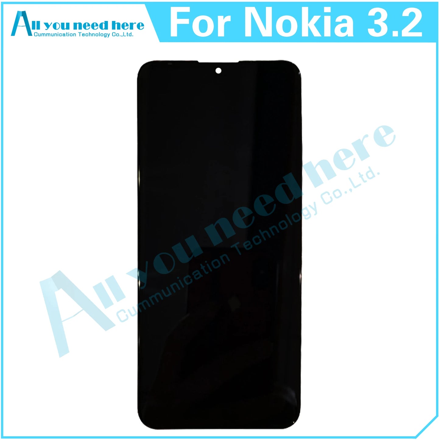 LCD Display Touch Screen Digitizer Assembly Replacement, Nokia 3.2