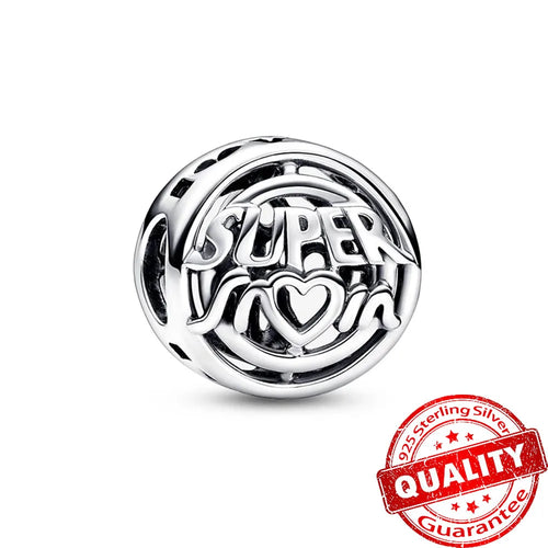 New Arrival 925 Sterling Silver Love You Mom Entwined Infinite Hearts