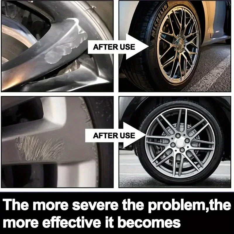 Wheel hub Scratch Repair wax - Automobile tire detail repair and deep
