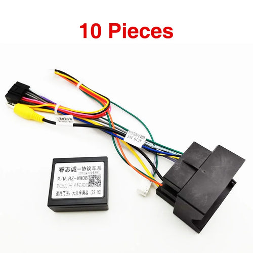 Quadlock Wiring Harness Adapter CAN Bus Box 16 Pin Plug Connector Car