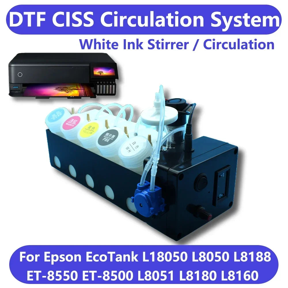L18050 L8050 DTF CISS System Modify Ink Kit For Epson Et8550 L1800