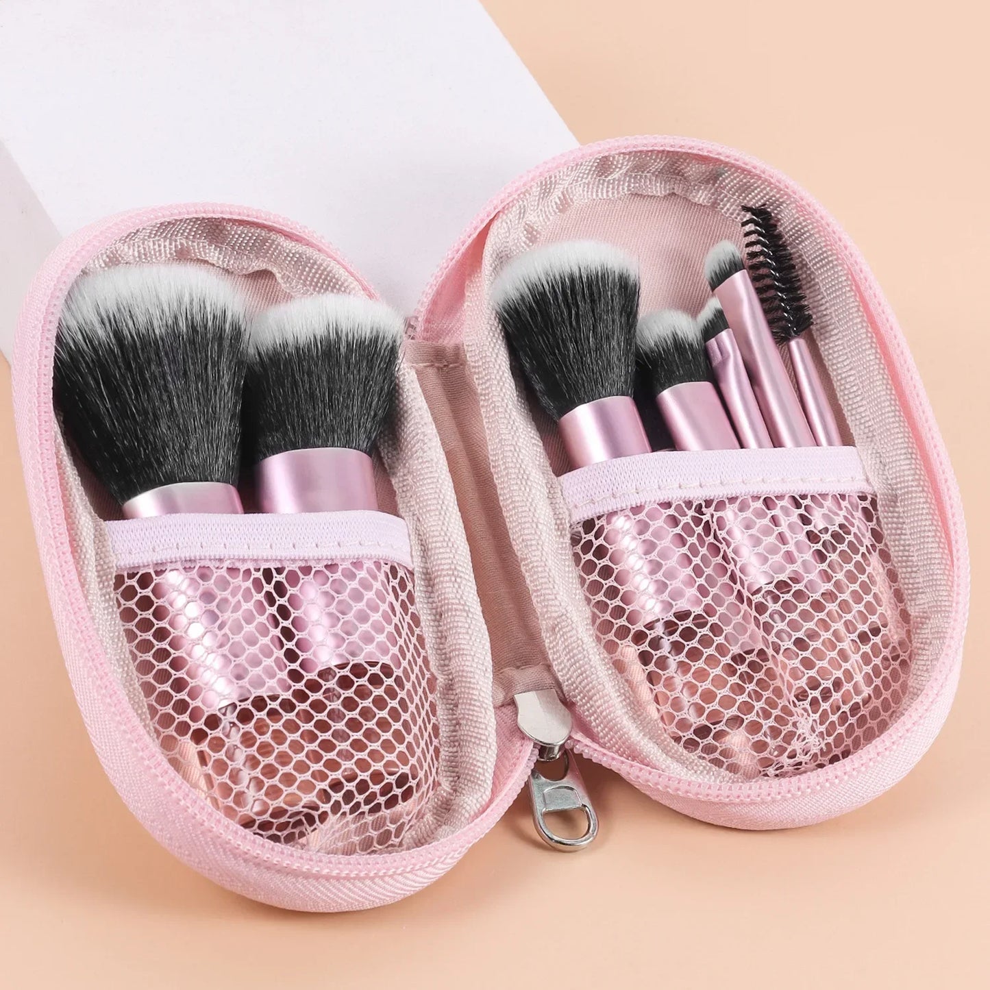 10pcs Mini Makeup Brush Set Powder Eyeshadow Foundation Blush Blender
