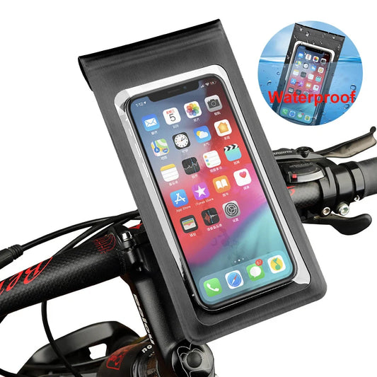 Bike Holder Waterproof Pouch Bag Bicycle Phone Case TPU Touchscreen