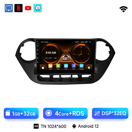 9" Car Radio For Hyundai Grand i10 i 10 2013 2014 2015 2016 2017 2018