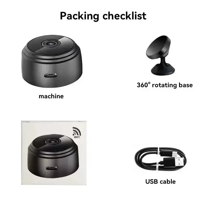 A9 WiFi Mini Camera Recorder Security Monitoring Wireless Video Mini