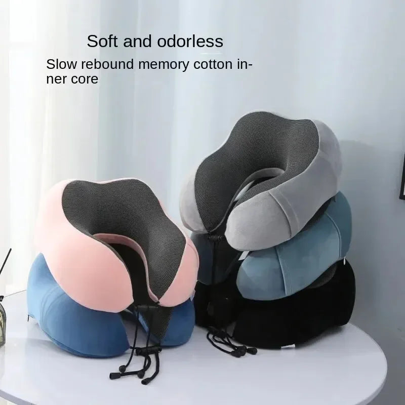 1pc U Travel Memory Cotton Pillow NeckMotor Cars And Aeroplanes