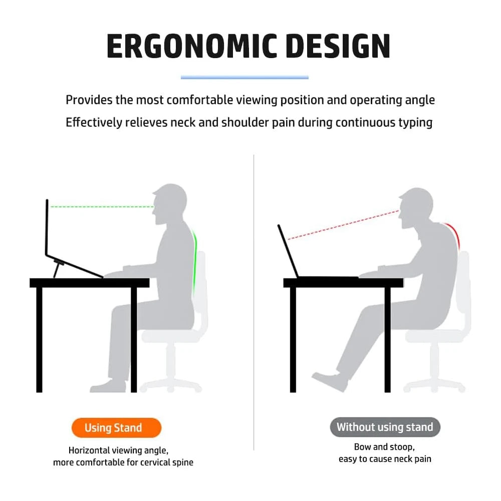 2pcs/Set Foldable Laptop Stand Portable Notebook Support Holder